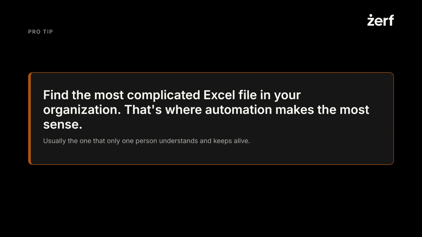 Slide 9: Pro tip