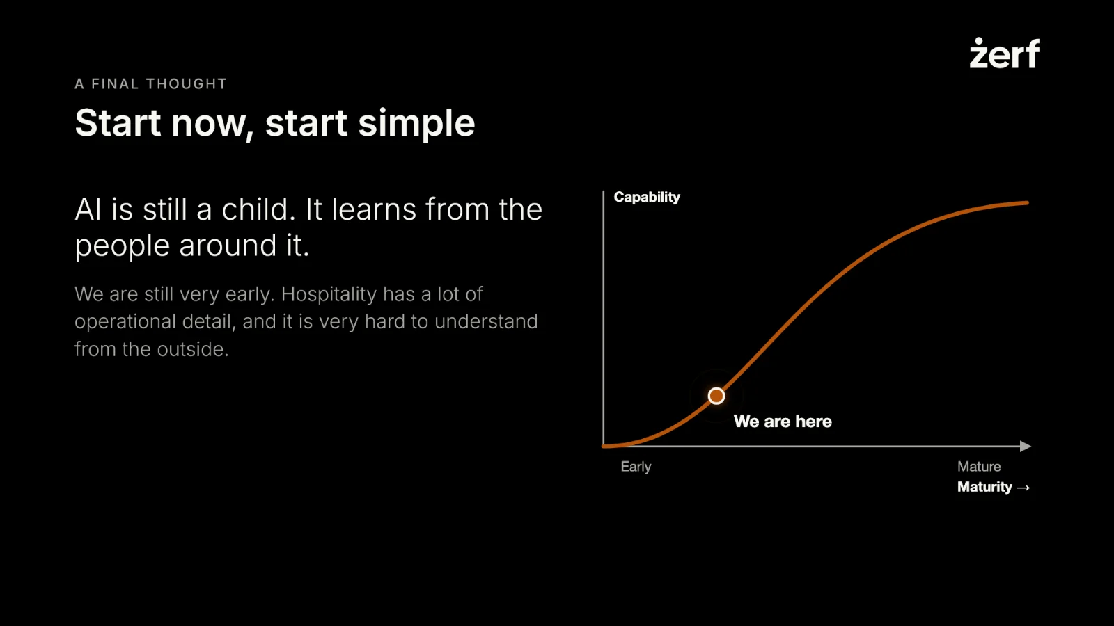 Slide 35: Start now, start simple